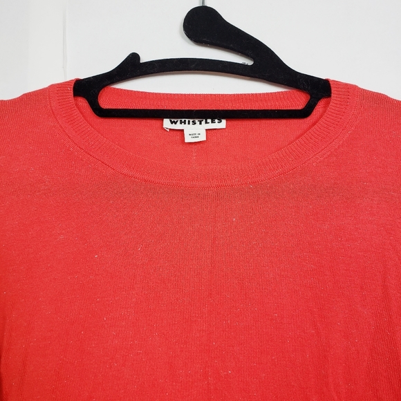 WHISTLES red sparkle sweater pullover - Picture 6 of 11